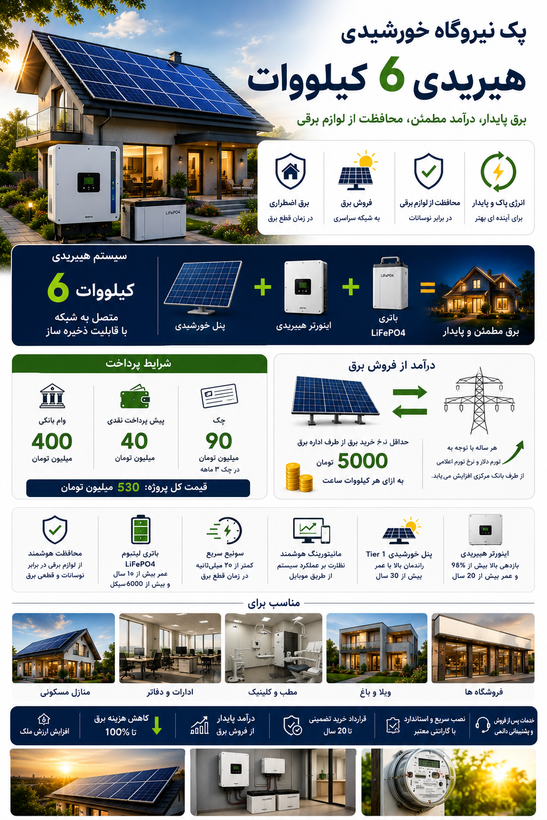 6kw hybrid power plant
